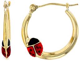 Lady Bug  Earrings