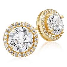 Zirconia Stud Earrings